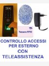 SISTEMA DI CONTROLLO ACCESSI PER ESTERNO (IP53) MOD. 1951-FINGER, CON LETTORE DI IMPRONTE DIGITALI E DI TESSERE, SOFTWARE, ALIMENTATORE E CORSO DI ISTRUZIONE SOFTWARE IN TELEASSISTENZA PER 2 MESI - <b>€ 169,00</b>